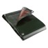 Brown/Green Tarpaulin 2m x 2m