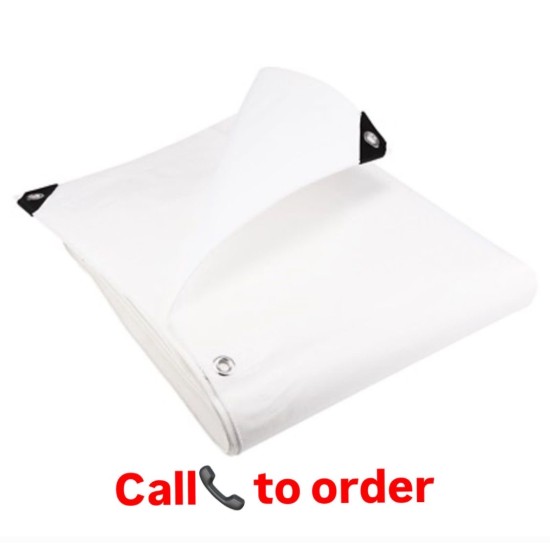 White Tarpaulin 11m x 16m